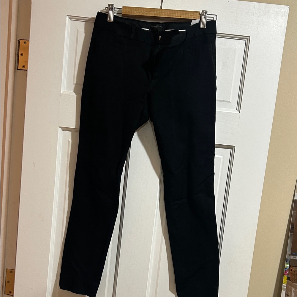 Banana Republic Black Sloan Fit Trousers